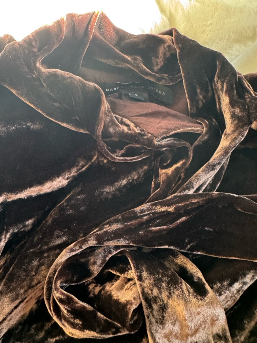 Marc by Marc Jacobs Brown Velvet Dress - Picture 7 of 9